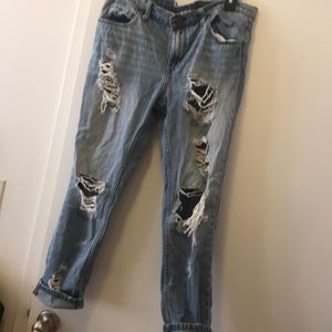 BDG ripped, cropped jeans